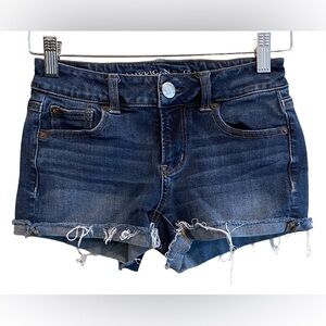 American Eagle Outfitters: 360 Super Stretch Denim Jean Shortie Shorts